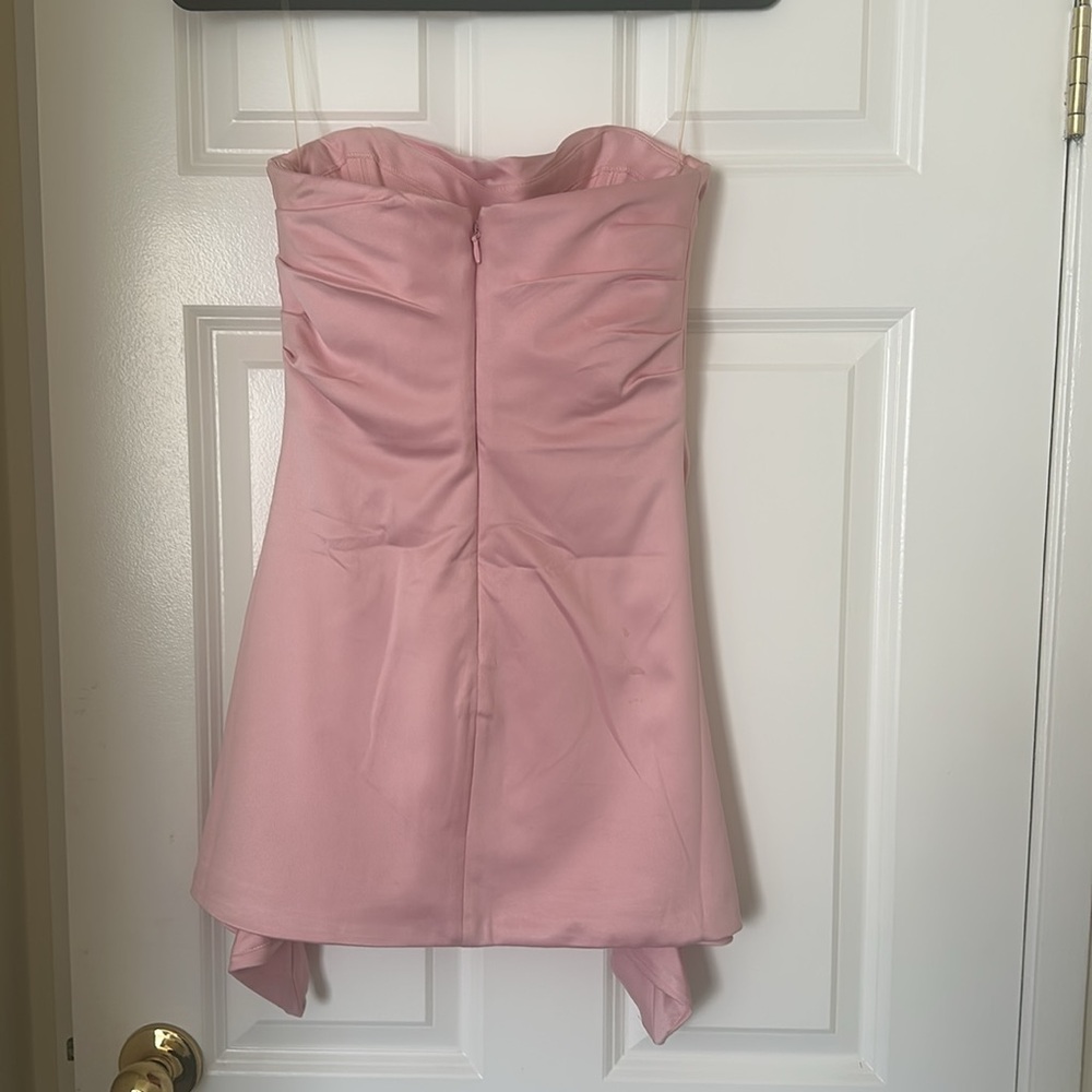 House of CB Jasmine Strapless Satin Corset Dress - Picture 10 of 15